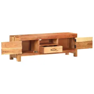 Berkfield TV Cabinet 116x30x40 cm Solid Acacia Wood