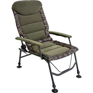 Adjustable Reclining Portable Fishing and Camping Chair for All Terrains