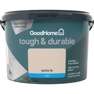 GoodHome Durable Santa fe Matt Emulsion paint, 2.5L