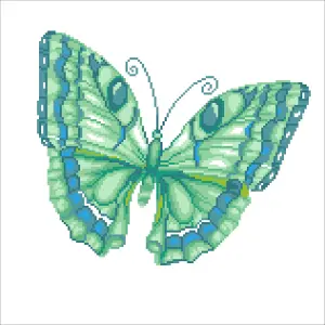 PAPILLON VERT - Diamond Painting Kit: Papillon Vert - Diamond Dotz