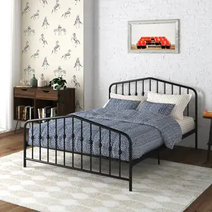 Holland Bed Frame Black / Kingsize (5')