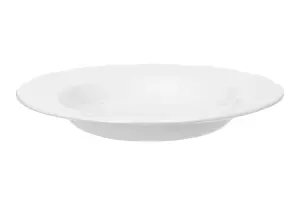 Essentials by Premier Quinn Embossed White Soup Bowl