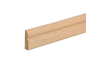 MDF Oak Torus Architrave (L)2100mm (W)69mm (T)18mm, Pack of 5