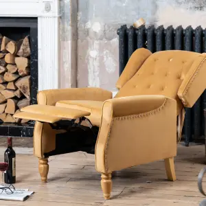 Annapoli Recliner Armchair - Yellow