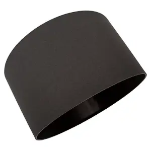 Modern Designer Black Textured Linen Lamp Shade with Inner Black Satin Fabric