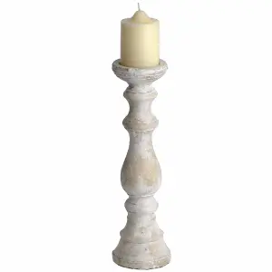 UK Homeliving Large Stone Candle holder