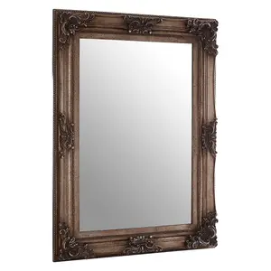 Interiors by Premier Antoinette Antique Silver Wall Mirror