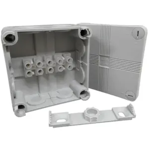 IP66 Outdoor Junction Box 91x47mm with 20mm Knockouts - Grey