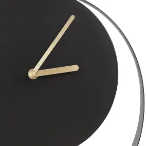 Wall Clock MAGLAND Metal Black