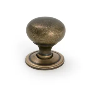 From The Anvil Burnished Brass Mushroom Cabinet Knob 32mm