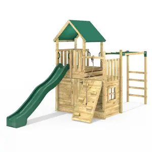 Rebo Modular Wooden Climbing Frame Adventure Playset - M10