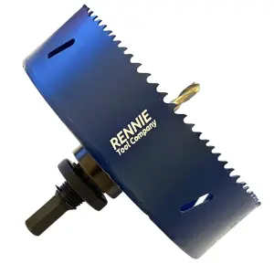 160mm Bi-Metal Holesaw With Arbor And Pilot Drill. M35 5% Cobalt Bi Metal Hole Cutter For Drilling Wood, Plastic, Metal Sheet Etc