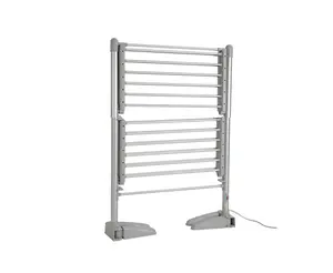 Energy Efficient Heated Electric Clothes Airer with Cover - 2 tier