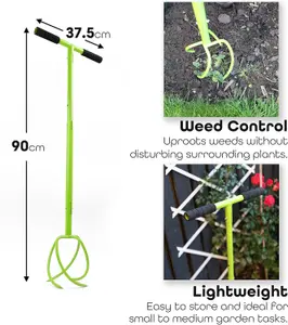 DIVCHI Twist Tiller Manual Hand Tiller Garden Claw Cultivator With A Removable Big Claw Garden Claw Tool Long Handle Tiller Lawn