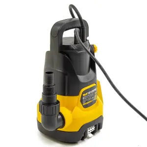 Submersible Water Pump Dirty & Clean Water Wolf 400w, Float Switch + 5m Fast Flow 1.25" Hose