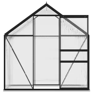 Berkfield Greenhouse Anthracite Aluminium 2.47 m2