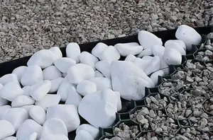 Decorative MARBLE EXTRA WHITE Stones / Pebbles HOME & GARDEN AQUARIUM Large 500kg