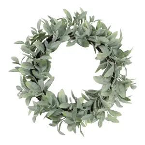 50cm Green Leaves Christmas wreath