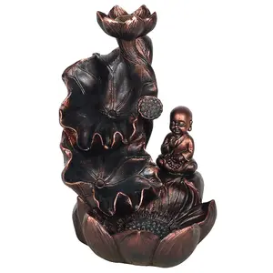 Something Different Buddha Backflow Incense Burner Brown (One Size)