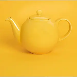 London Pottery Globe Solid Colour Teapot Yellow / 0.9 L