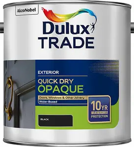 Dulux Trade Quick Drying Opaque Black 2.5L