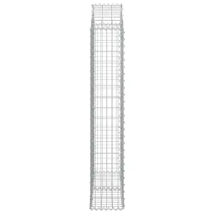 Berkfield Arched Gabion Basket 100x30x160/180 cm Galvanised Iron