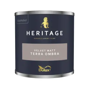 Dulux Heritage Velvet Matt - 125ml Tester Pot - Terra Ombra