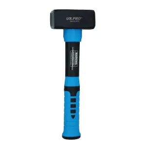 2.2lb / 1kg Stoning Sledge Lump Hammer With Fibreglass Non Slip Handle