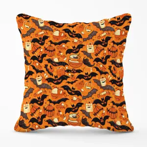 Candy-Filled Treat Bags And Bats Cushions 60cm x 60cm