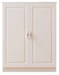 MAISON  White Shoe Cabinet With 2 Doors