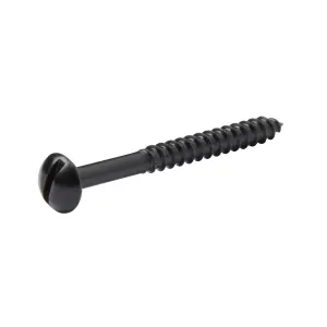 Diall Cylindrical Carbon steel Screw (Dia)5mm (L)50mm, Pack of 25