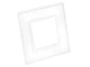 Dencon Clear Finger Plates for Flush Switches - 2 Pack Premium Quality