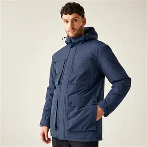 Regatta Men's Water-Repellent Volter Waterproof Insulated Parka Heated Jacket Admiral Blue