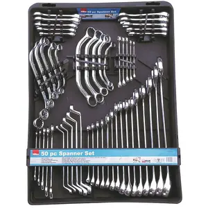 50 pce Spanner Set Metric - Hilka Tools