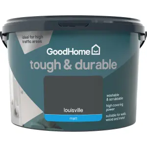 GoodHome Tough & Durable Louisville Matt Emulsion paint, 2.5L