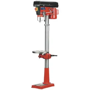 Professional 16-Speed Floor Pillar Drill with 550W Motor and Safety Features