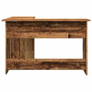 Berkfield Corner Desk Old Wood 120x140x75 cm Engineered Wood