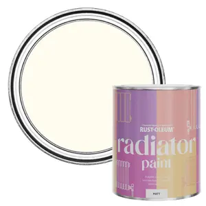 Rust-Oleum Porcelain Matt Radiator Paint 750ml