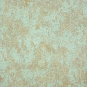 Galerie Julie Feels Home Teal Shimmery Plain Texture Wallpaper Roll