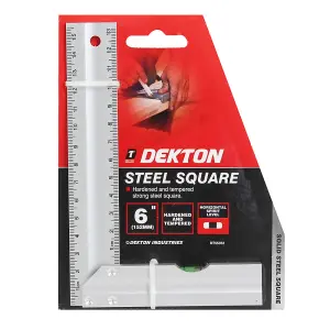 Dekton 6'' Aluminium Square Speed Square Measuring Tool Roofing Triangle Joinery