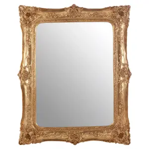 Interiors by Premier Marseille Gold Baroque Style Wall Mirror