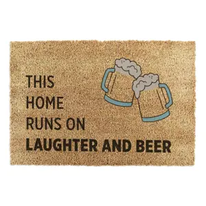 Laughter and B... Doormat (90 x 60cm)