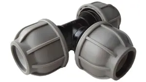 mdpe tee 20mm compression connectors /fittings for mdpe water/irrigation pipe