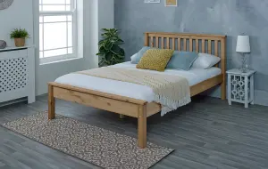 Chester Solo Pine Wooden Bed Frame 4'0 Small Double - Waxed