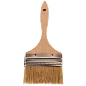 Paint Brush for a Smooth Finish Painting with Emulsion, Gloss, Satin Paints on Walls, Ceilings, Wood, Metal - 102 mm