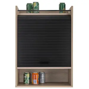 Eoin Kitchen Pantry Oak/Black