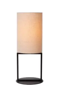 Lucide HERMAN - Table lamp - 20 cm - 1xE27 - Cream