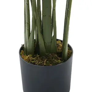 Garden Decoration Artificial Strelitzia Tree in Black Pot 180 cm H