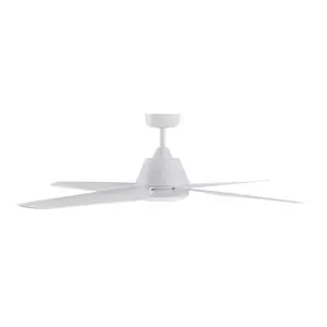 Alberte 122cm Ceiling Fan with LED Lights White