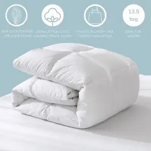 Duck Feather And Down Duvet / Quilt 13.5 tog -Double